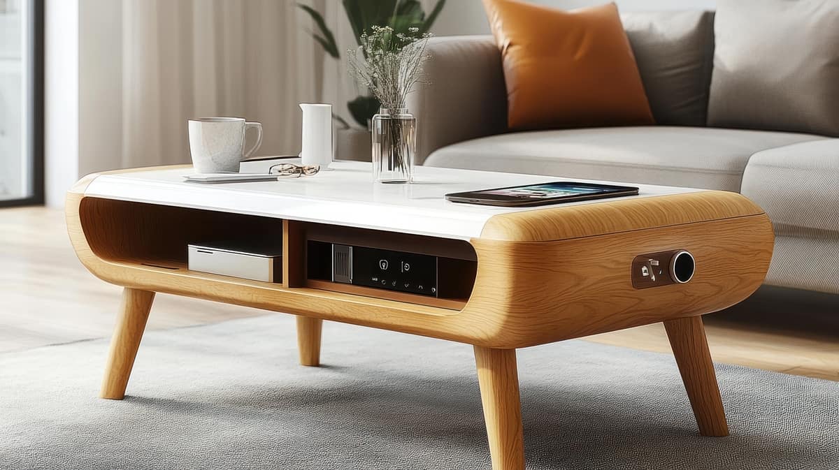 Hidden Tech: Integrating Wireless Chargers in Modern Furniture