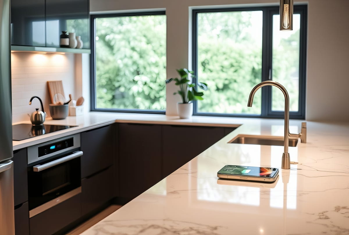 Kitchen Counter Wireless Charging: Modern Home Integration Guide - invisqi